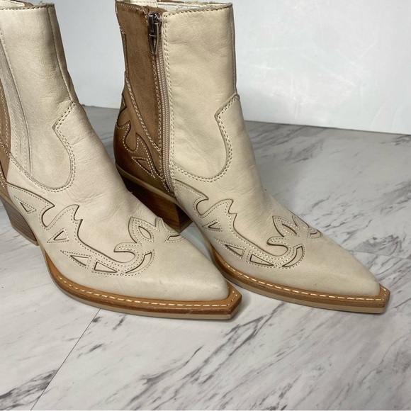 Dolce Vita Ramson Dune Multi Nubuck Western Bootie 6 1/2 - Picture 9 of 14